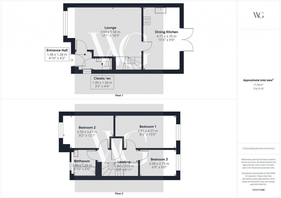 Floorplan for 4 Welbourn Gardens, Driffield, YO25 5EE