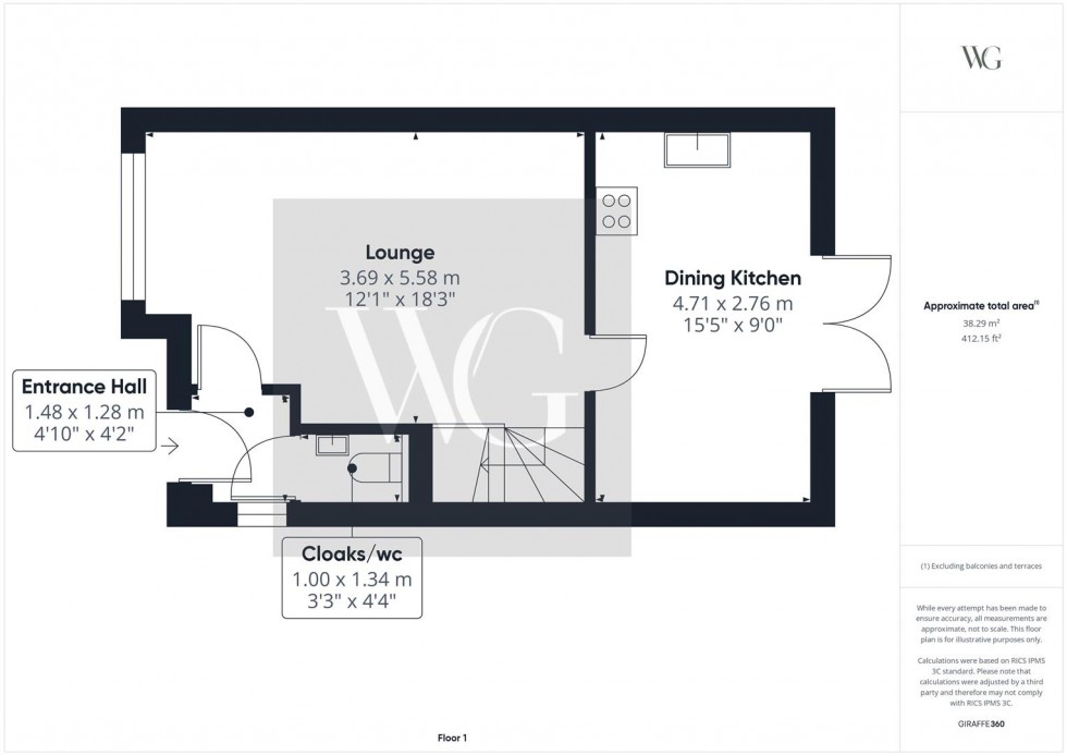 Floorplan for 4 Welbourn Gardens, Driffield, YO25 5EE