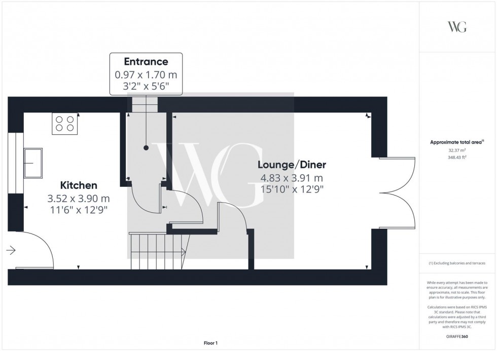 Floorplan for 3 Abbots Close, Driffield, YO25 5AJ