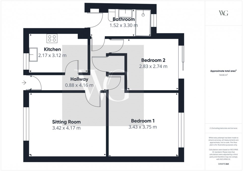 Floorplan for Sutton Court, Skegness