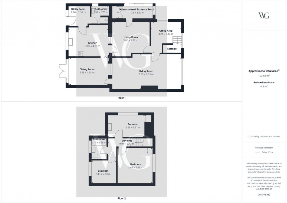 Floorplan for 15 The Rise, Thornton-Le-Dale, Pickering, YO18 7TG