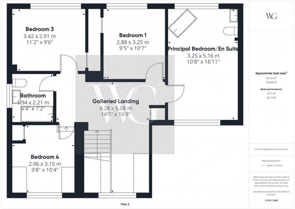 Floorplan for Broadlands, 8 Howl Lane, Hutton, Driffield, YO25 9QA