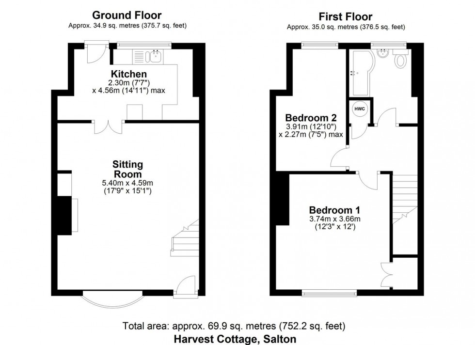 Floorplan for Main Street, Salton, York