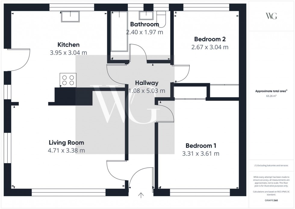 Floorplan for 5 Ropery Walk, Malton, YO17 7JS