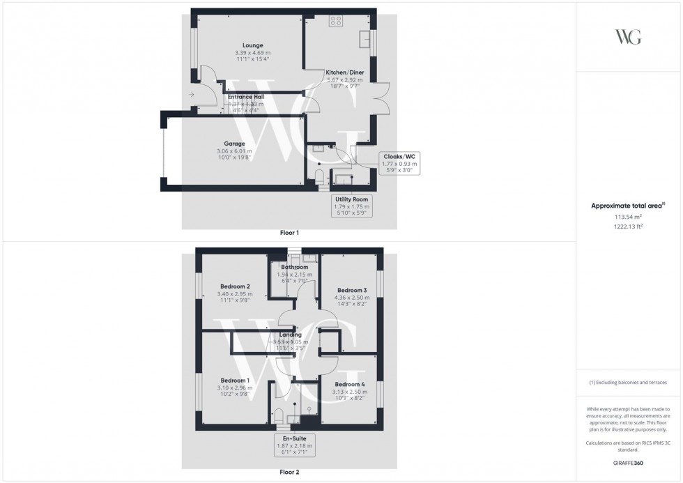 Floorplan for 4 Woodmansey Garth, Driffield, YO25 5GF