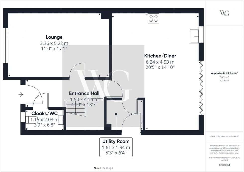 Floorplan for 26 Underwood Bank, Driffield, YO25 5BZ