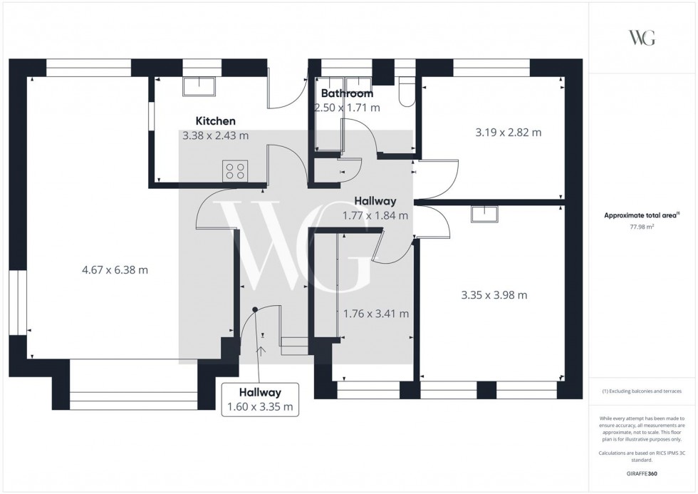 Floorplan for 9 Lime Chase, Kirkbymoorside, York. YO62 6BX