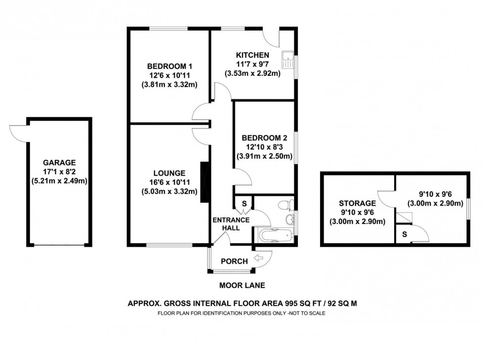 Floorplan for 67,Moor Lane, Newby, Scarborough YO12 5SH