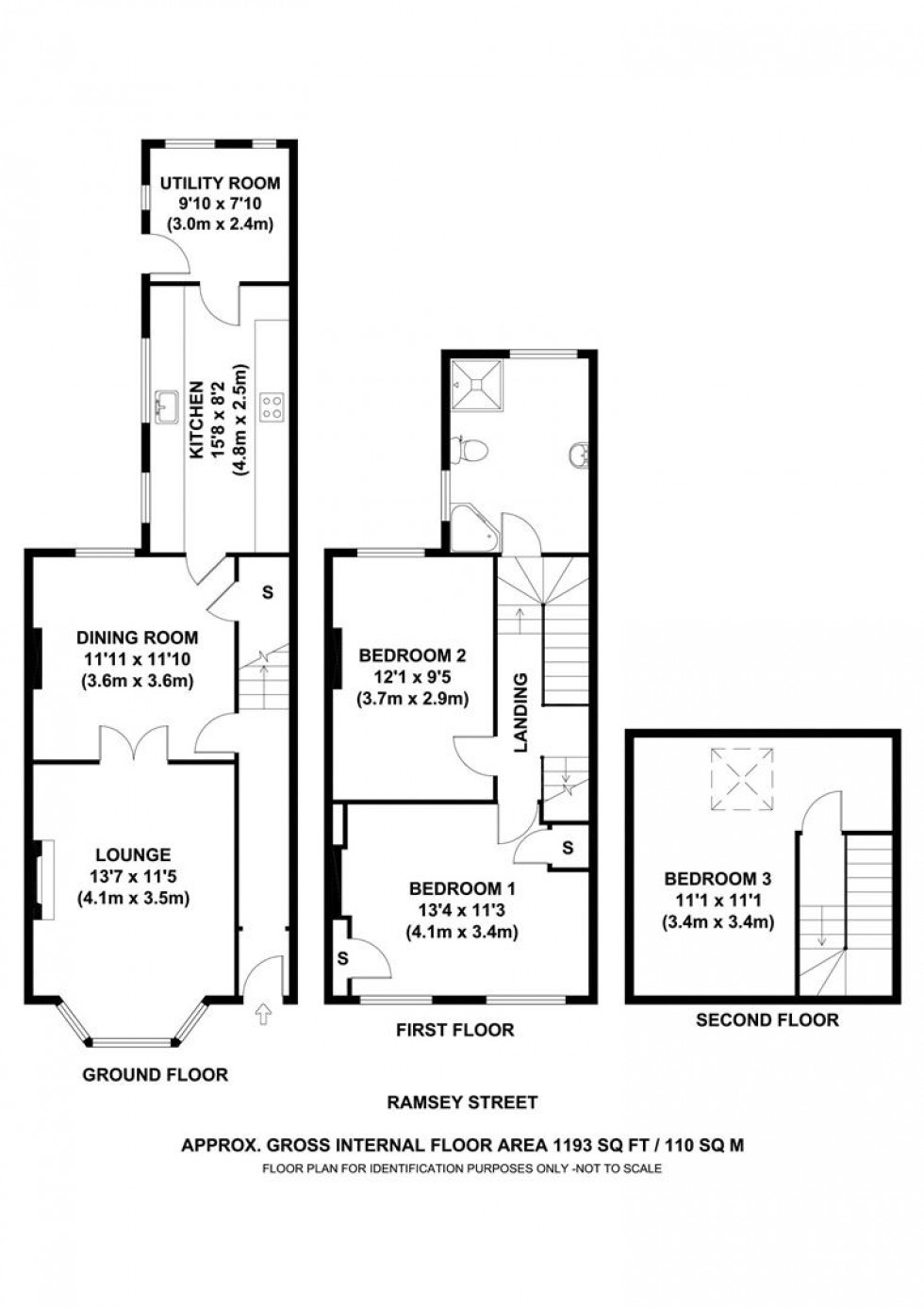 Floorplan for 54 Ramsey Street, Scarborough, YO12 7LR