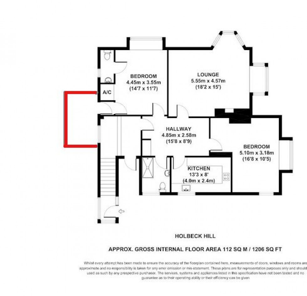 Floorplan for 8 Holbeck hill, Scarborough, YO12 2XD