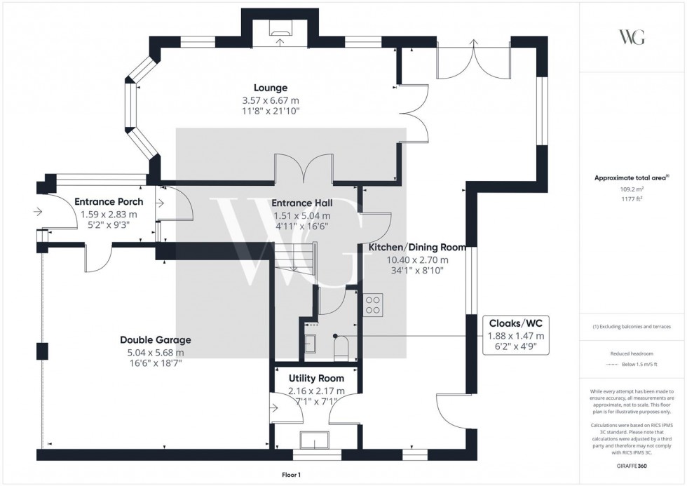 Floorplan for Garrons, Back Lane, North Dalton, Driffield, YO25 9XD