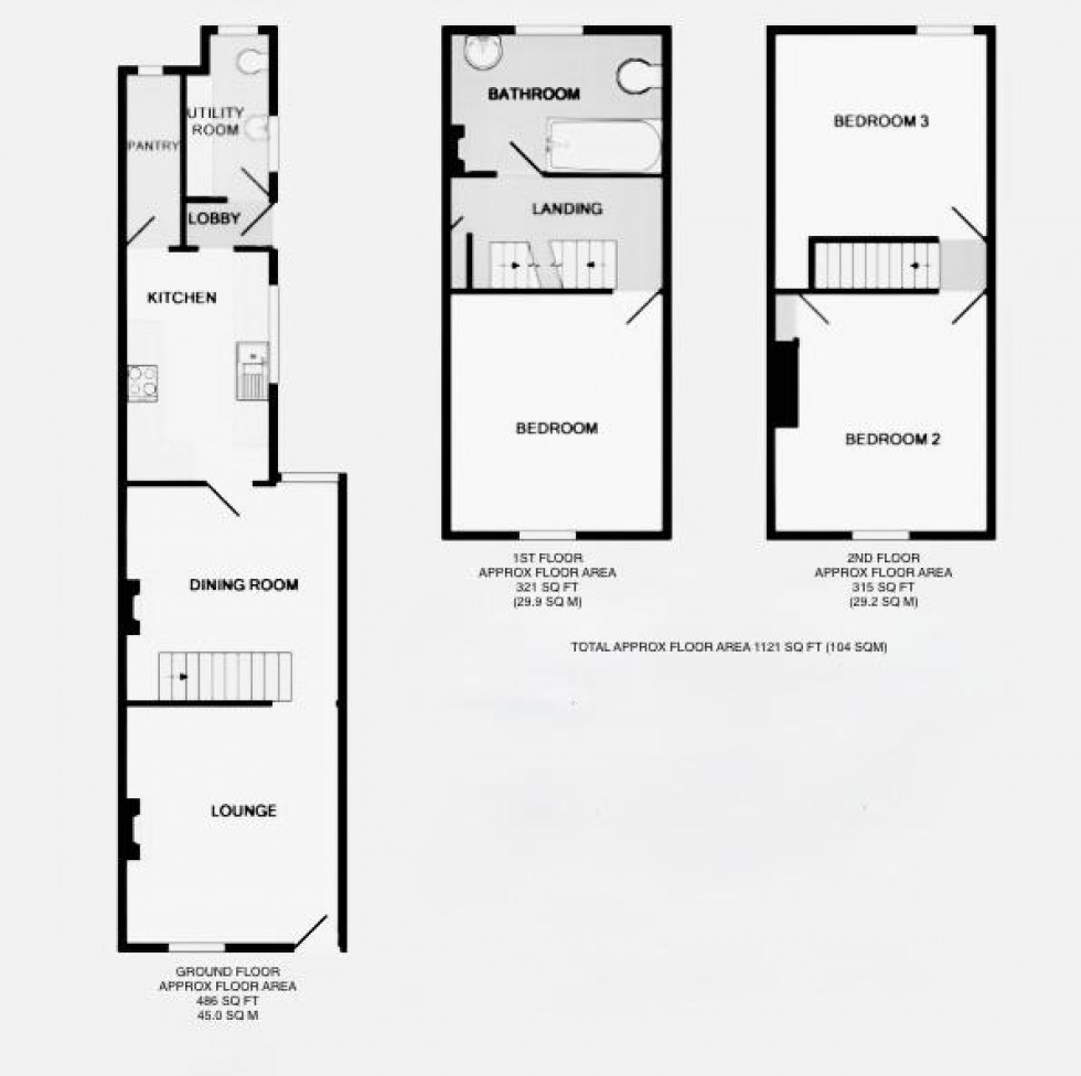 Floorplan for 12 Commercial Street, Norton, Malton, YO17 9ES