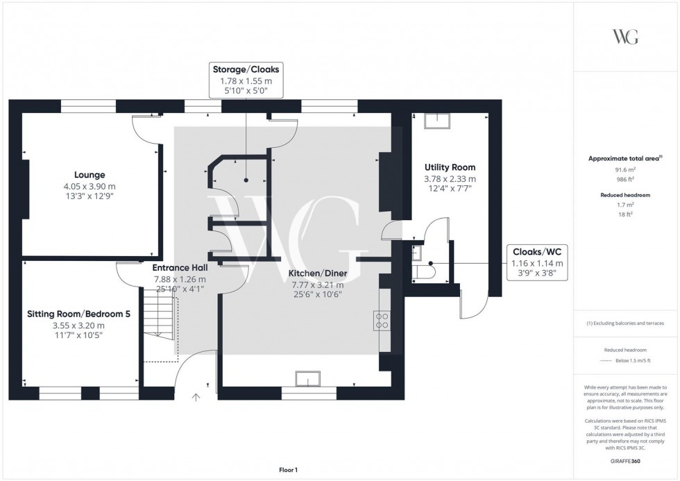 Floorplan for Corner House Farm, Foxholes, Driffield YO25 3QH