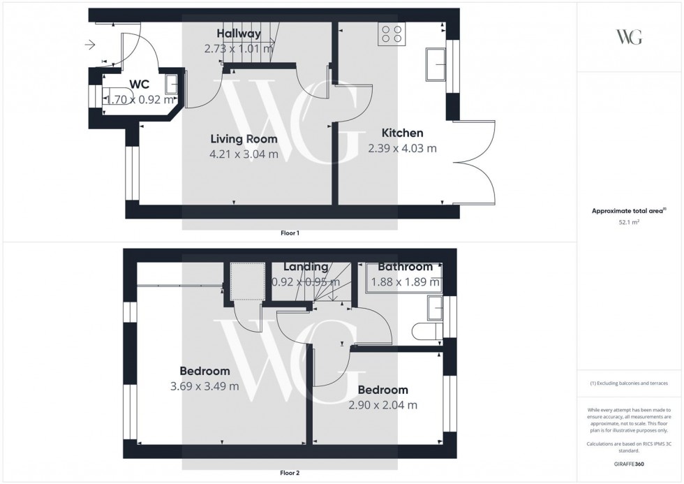 Floorplan for 9 Camellia Close Norton, YO17 8FE