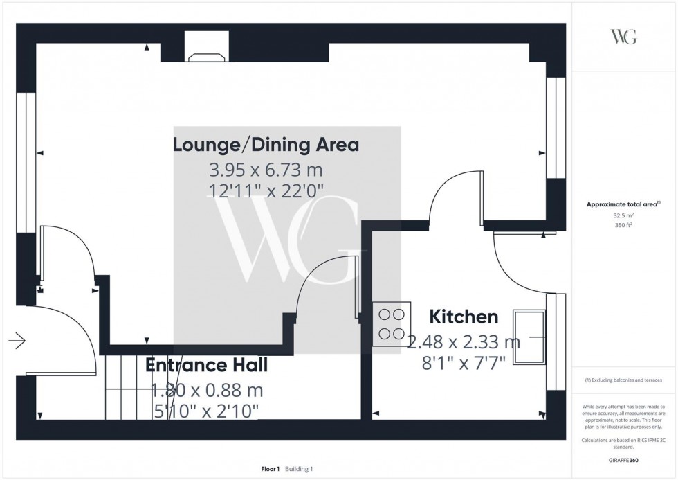 Floorplan for 19 Cherry Way, Nafferton, Driffield, YO25 4PA