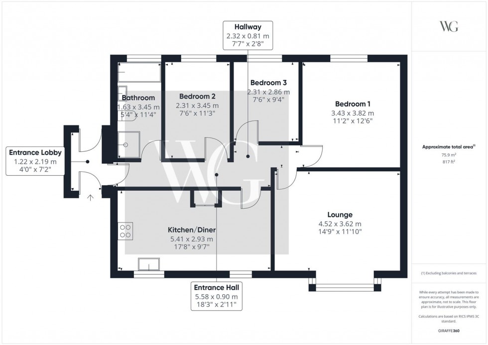 Floorplan for 56 Southfield Road, Wetwang, Driffield, YO25 9XX