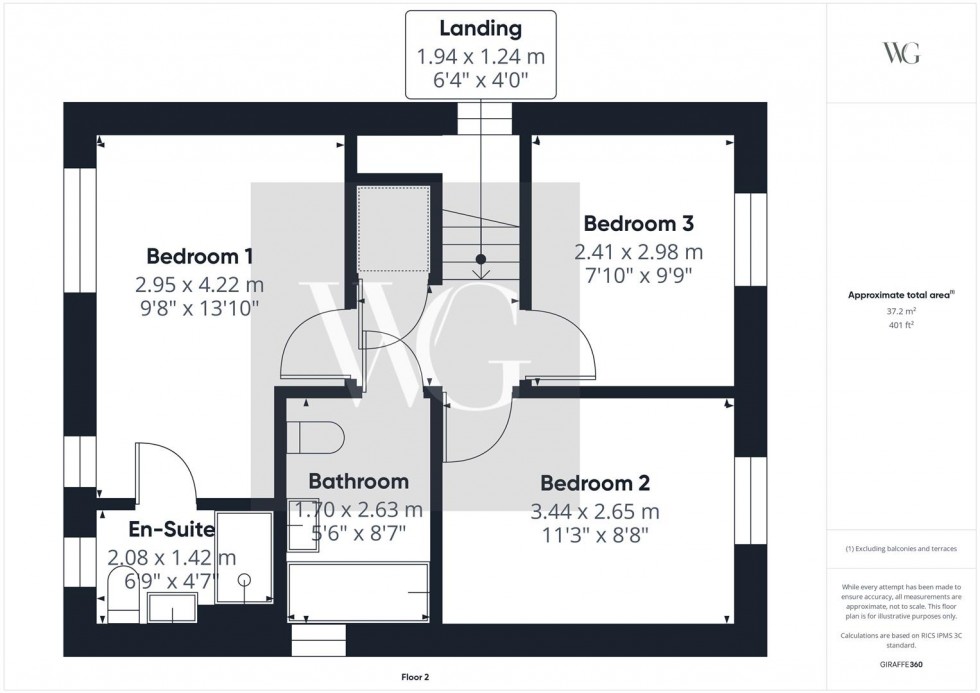 Floorplan for 4 Woodland Rise, Driffield, YO25 5JB