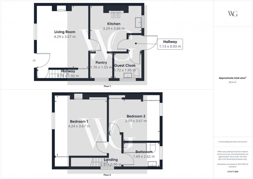 Floorplan for Loups Cottage, 5 Bossall, York, YO60 7NT