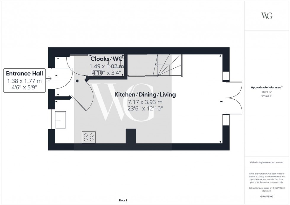 Floorplan for 11 Hunsley Avenue, Driffield, YO25 5GD