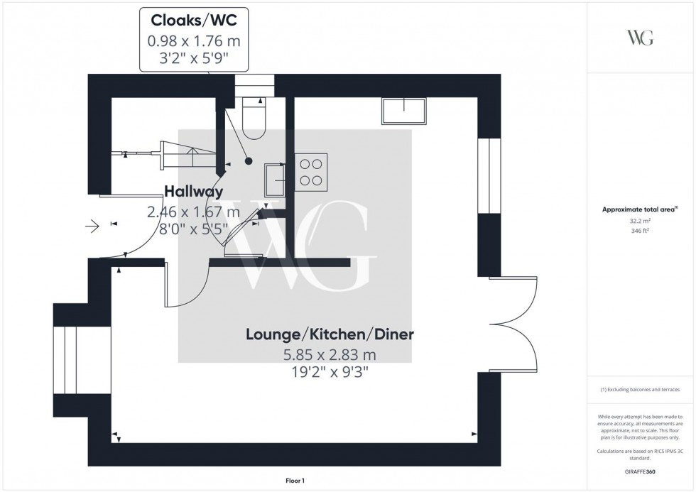 Floorplan for Front Street, Langtoft, Driffield YO25 3TF