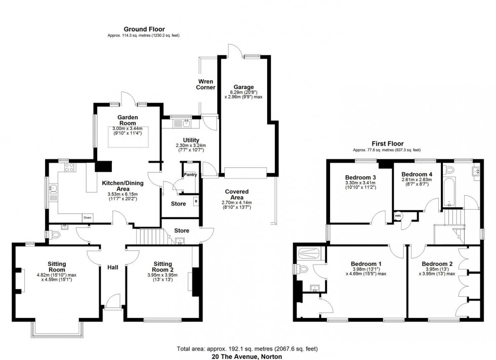 Floorplan for The Avenue, Norton