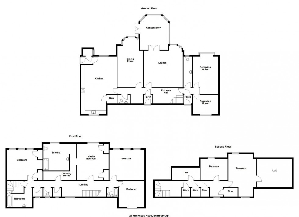 Floorplan for 21 Hackness Road, Scarborough