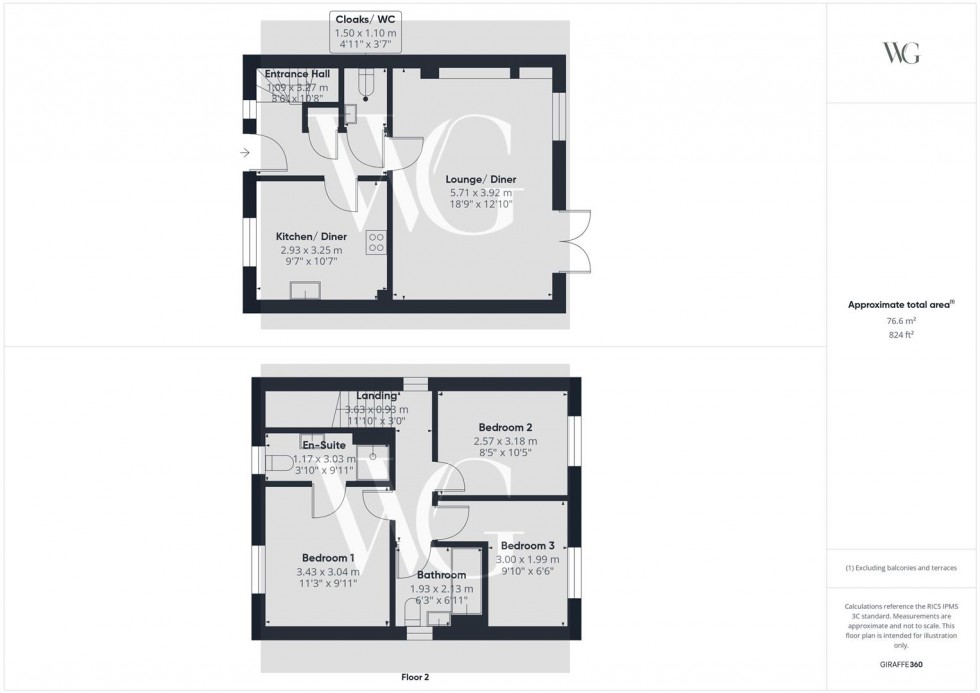 Floorplan for 10 Edmond Close, Driffield, YO25 5GJ