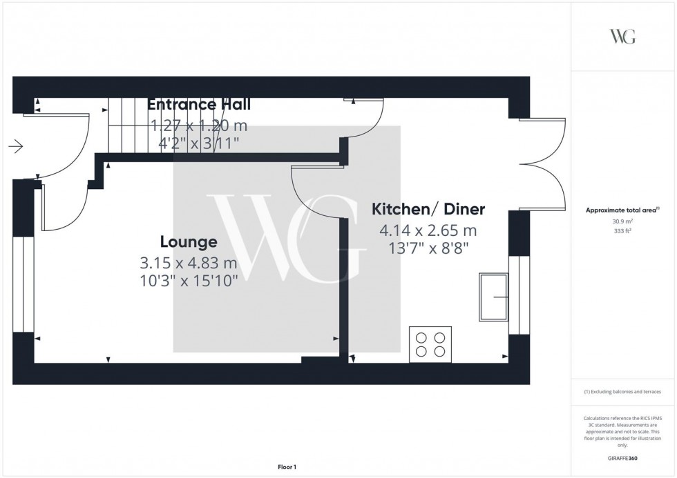 Floorplan for 3 Redwing Drive, Driffield, YO25 5HJ