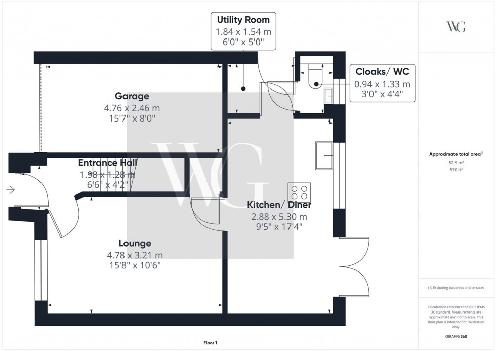 Floorplan for 8 Berriman Drive, Driffield, YO25 5DX
