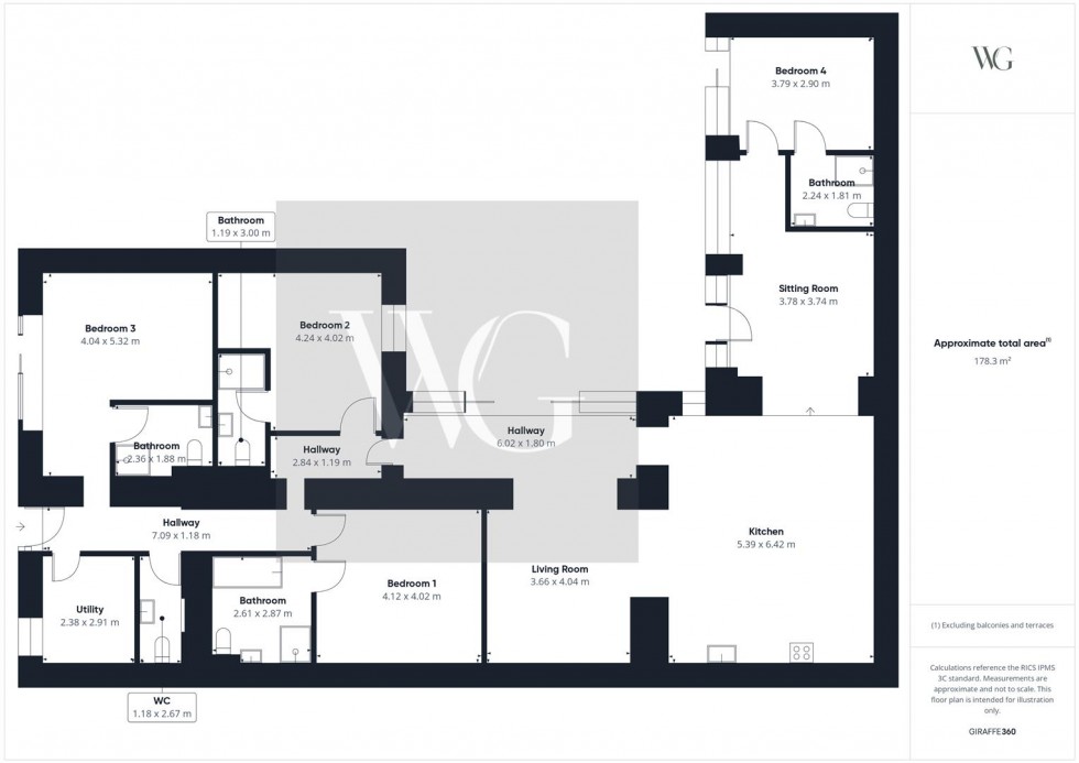 Floorplan for 2, The Courtyard, Wilton, YO18 7JY