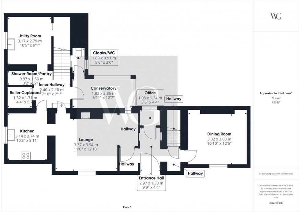 Floorplan for The Old Police Station, Eastgate North, Driffield, YO25 6DH