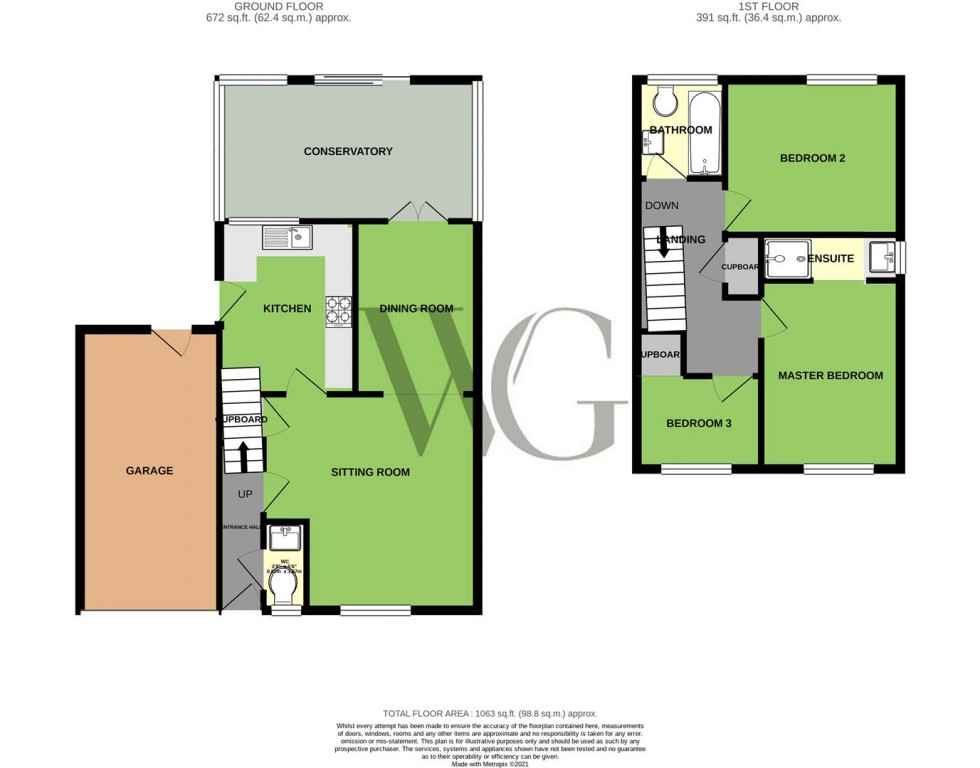 Floorplan for 26 Pasture Lane, Malton, North Yorkshire, YO17 7BS