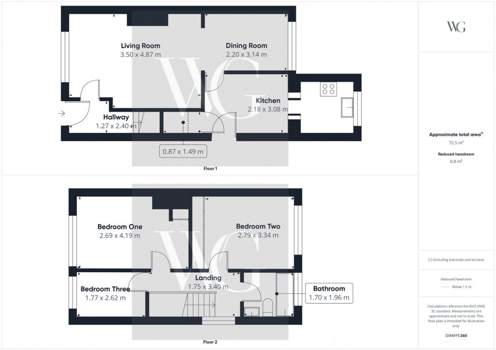 Floorplan for 67 Long Meadows, Rillington, YO17 8LY