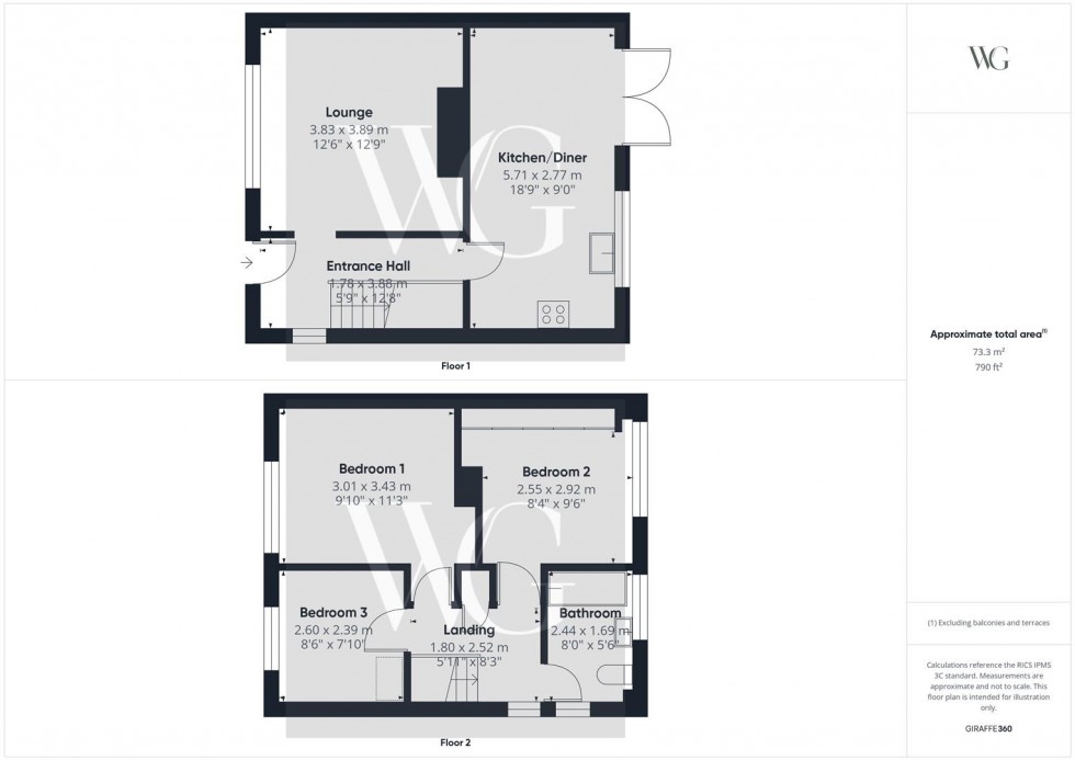 Floorplan for 6 Churchill Avenue, Cranswick, Driffield, YO25 9QP