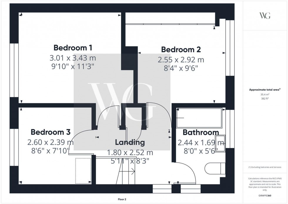 Floorplan for 6 Churchill Avenue, Cranswick, Driffield, YO25 9QP