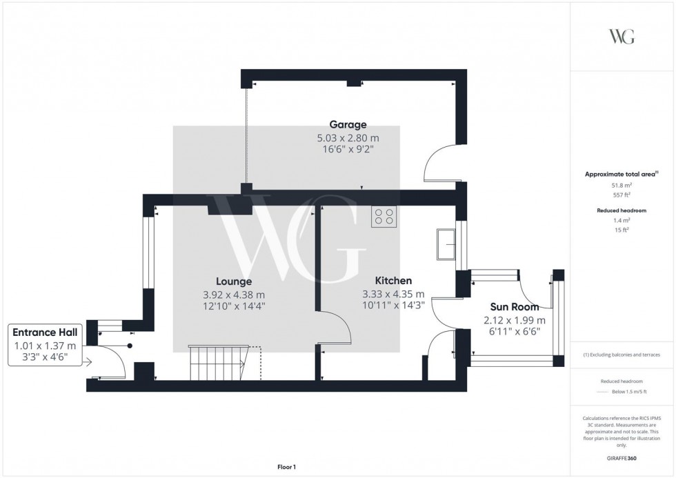 Floorplan for 38 Bracken Road, Driffield, YO25 6UJ