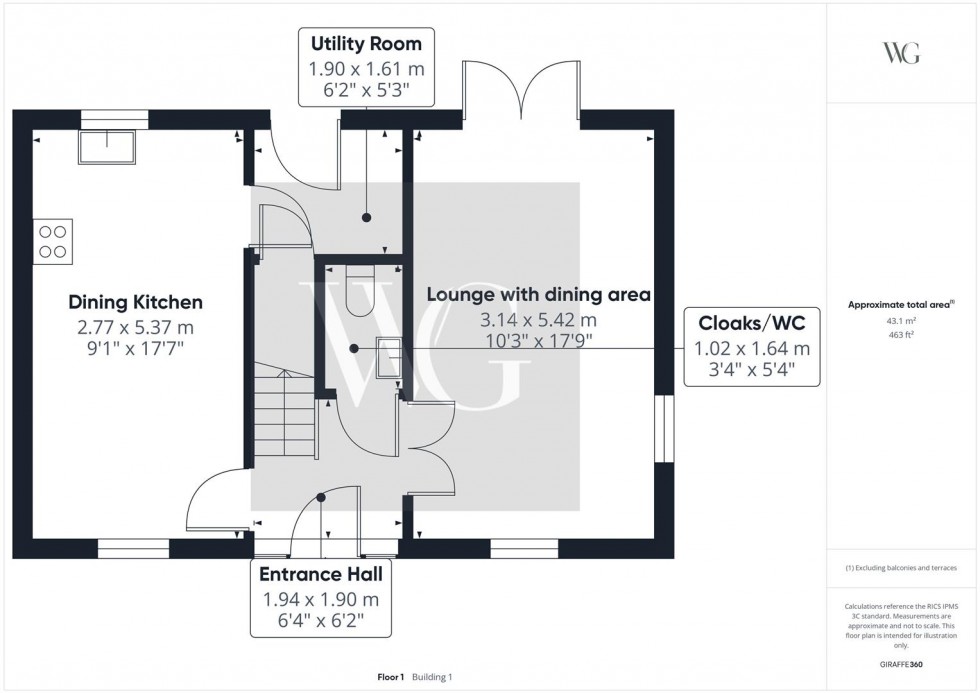 Floorplan for 15 Nunings Way, Nafferton, Driffield, YO25 4HL