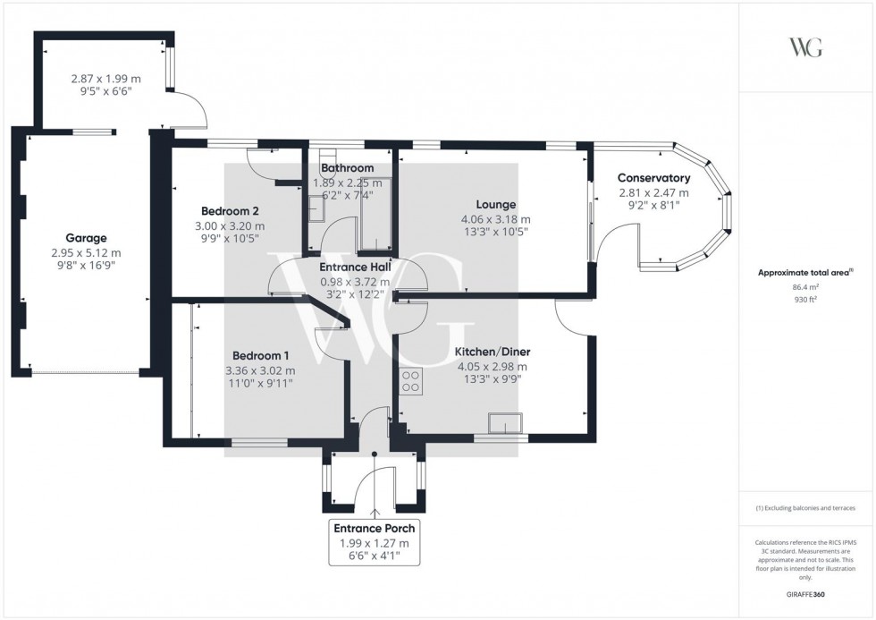 Floorplan for 3 Langley Garth, Driffield, YO25 5NP