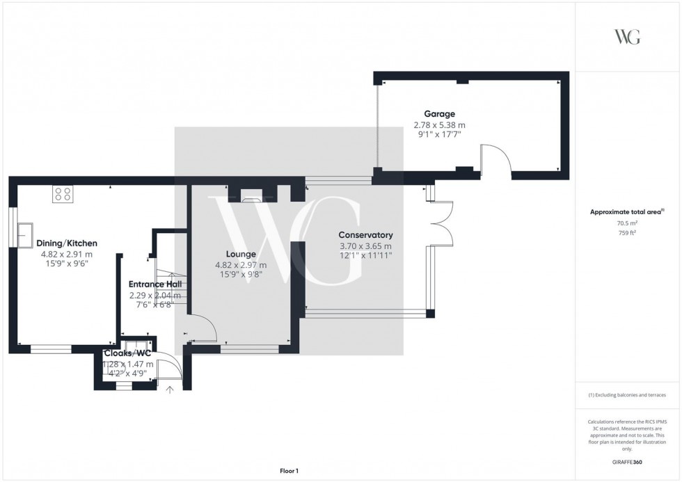 Floorplan for 9 Swift Avenue, Driffield, YO25 5LD