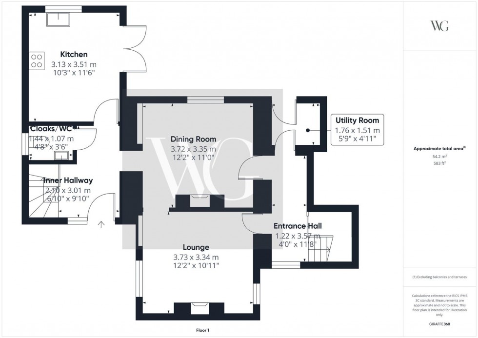Floorplan for West End Cottage, Main Street, Fimber, Driffield, YO25 9LY