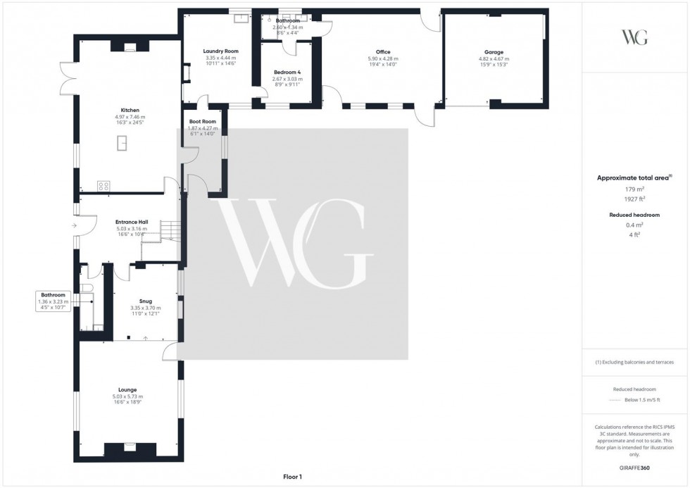 Floorplan for Orchard Farm, Main Street, Great Kelk, Driffield, YO25 8HN