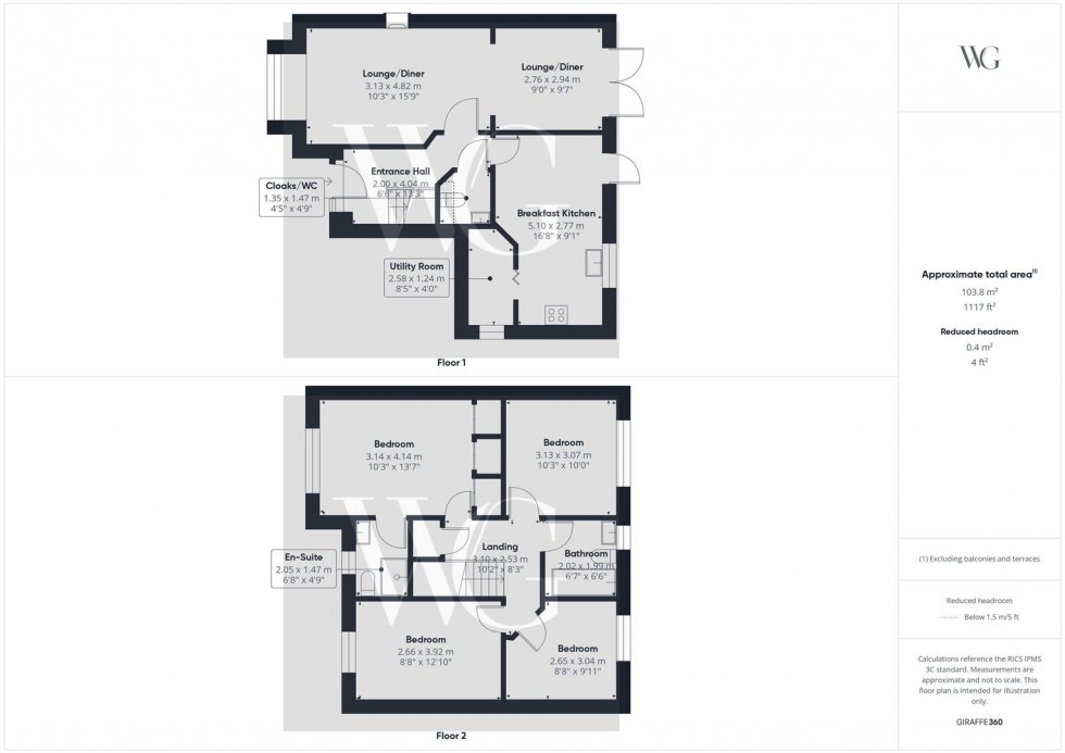 Floorplan for 20 Southwood Park, Driffield, YO25 9HJ