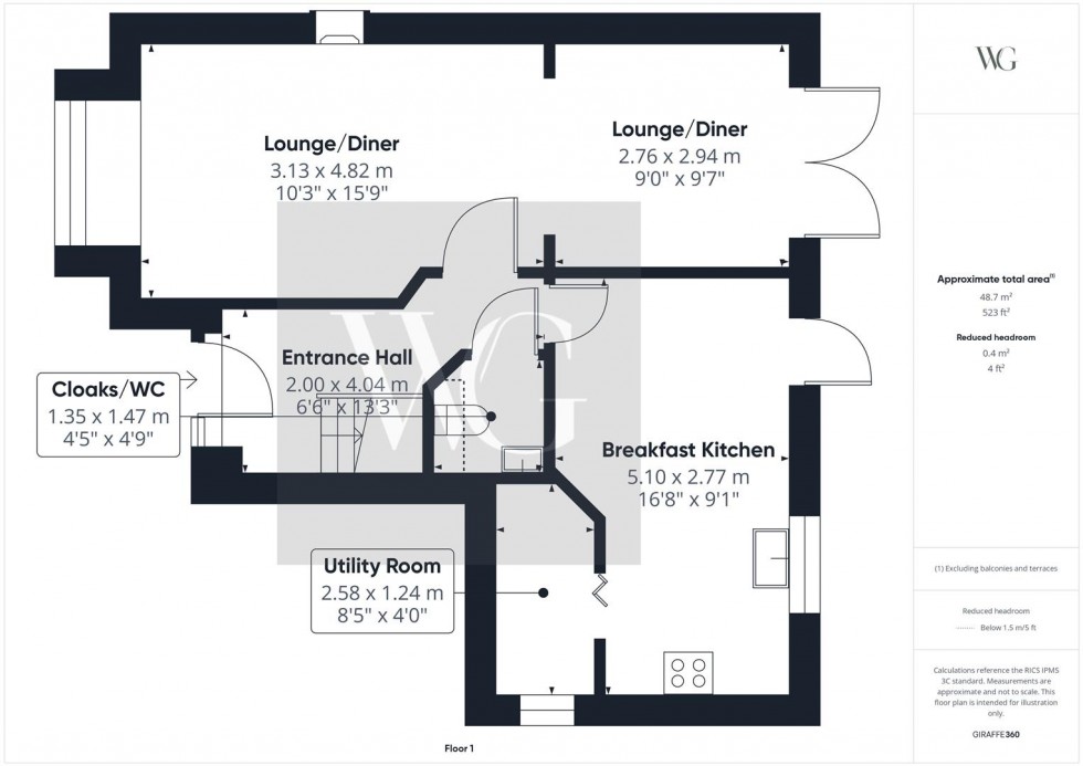 Floorplan for 20 Southwood Park, Driffield, YO25 9HJ