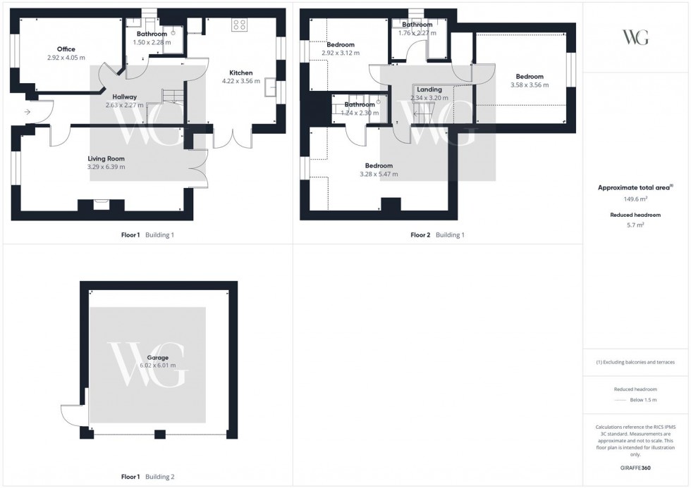 Floorplan for Jasmine Cottage, Wintringham, Malton, North Yorkshire, YO17 8HX