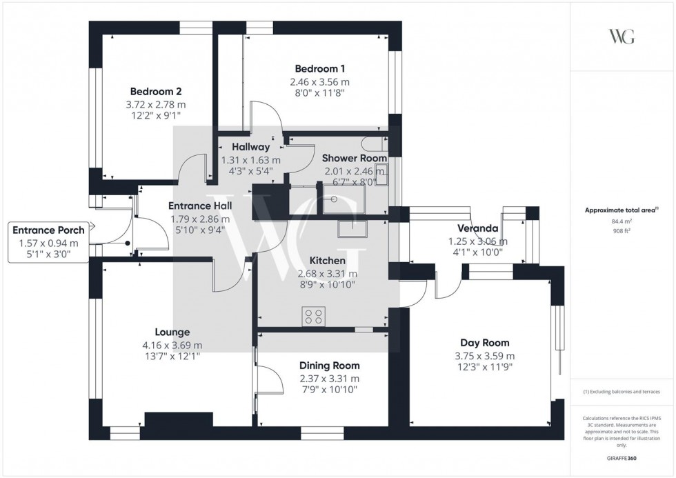 Floorplan for Fair Haven, Cattle Bank View, Langtoft, Driffield, YO25 3TE