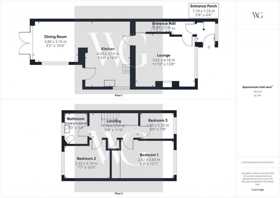 Floorplan for 25 Park Avenue, Driffield, YO25 5EW
