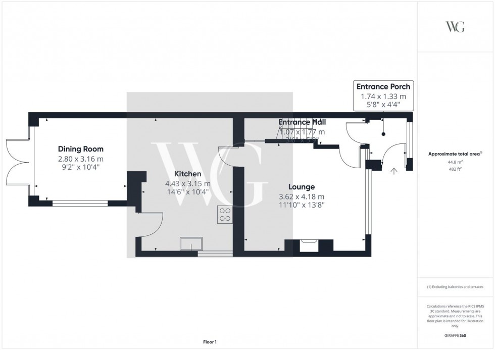 Floorplan for 25 Park Avenue, Driffield, YO25 5EW