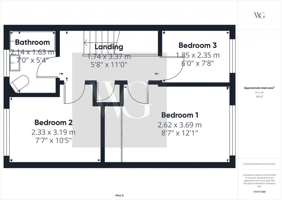 Floorplan for 25 Park Avenue, Driffield, YO25 5EW