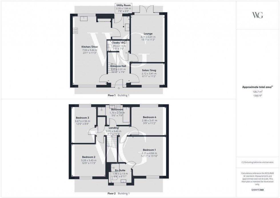 Floorplan for 24 White Avenue, Wolds View, Driffield, YO25 5FQ