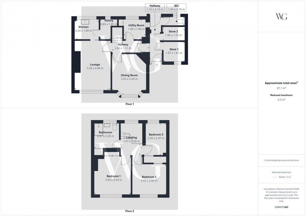 Floorplan for 12 Rowan Avenue, Malton, YO17 7DG